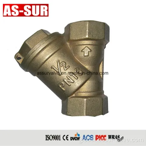 Brass Y Valve Copper and Brass Y-Strainer Valves Manufactory